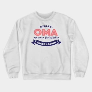 Stolze Oma von einem fantastischen Enkelsohn Crewneck Sweatshirt